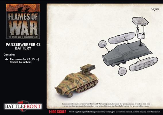 Flames of War: German Panzerwerfer 42 Battery (Late War) - for just $47! 