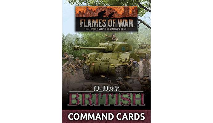 Flames of War: D-Day - British Command Cards - for just $10! 