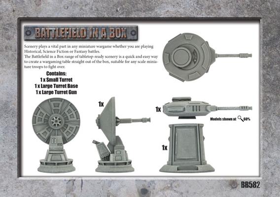 Battlefield in a Box: Galactic Warzones - Defense Turrets - for just $25! 