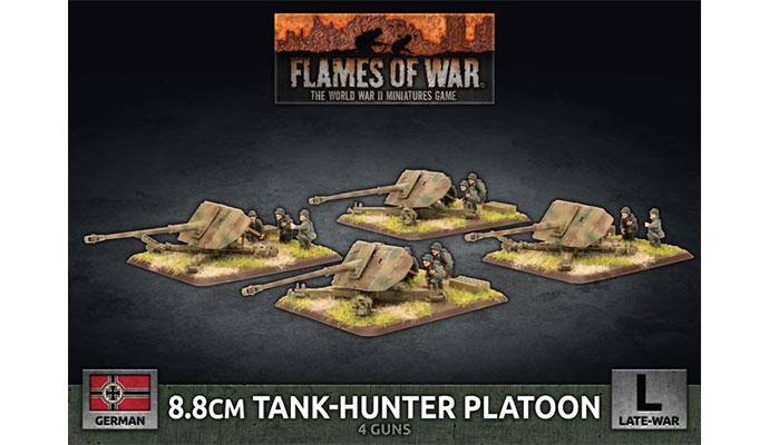 Flames of War: German 8.8cm Tank-Hunter Platoon (Late War) - for just $40! 