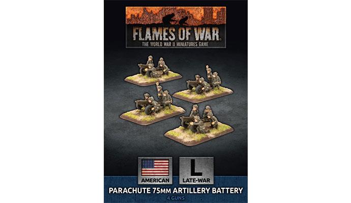 Flames of War: American Parachute 75mm Artillery Battery (Late War) - for just $40! 