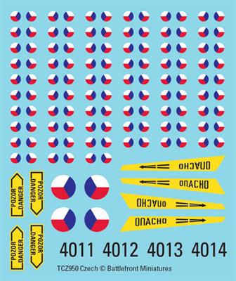 Team Yankee: Czechoslovakian Decals - for just $13! 
