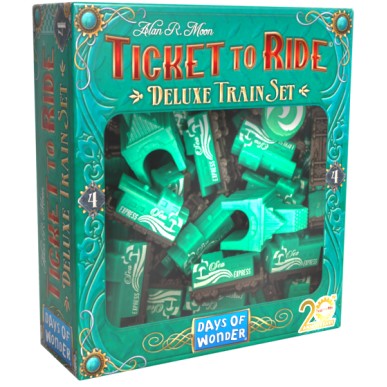 Ticket to Ride: 20th Anniversary Deluxe Train Set - Green Caboose - for just $9.99! 