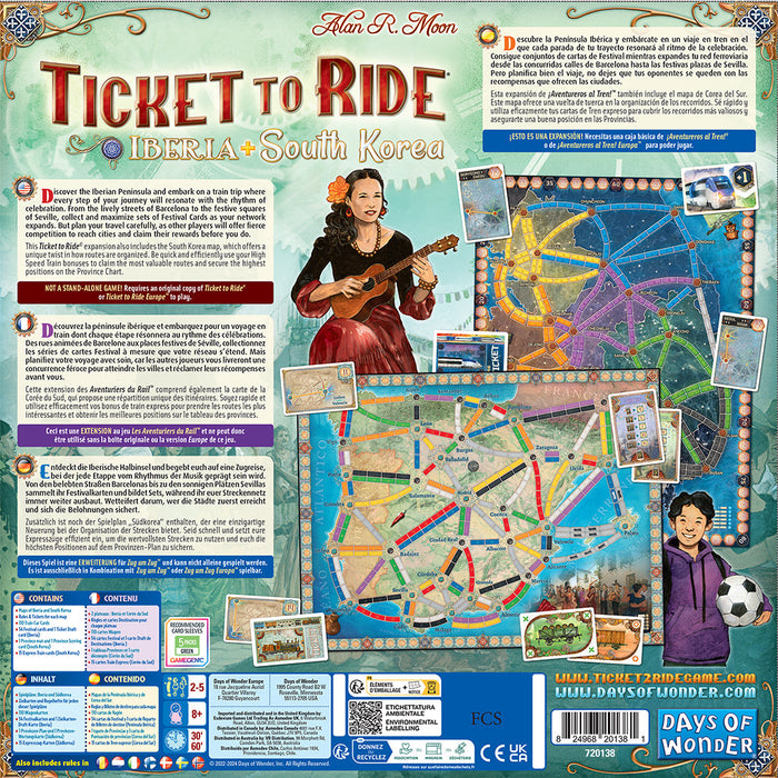 Ticket to Ride: Iberia & South Korea - for just $44.99! 