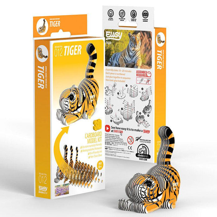 Tiger 3D Cardboard Model Kit Eugy - for just $11.99! 