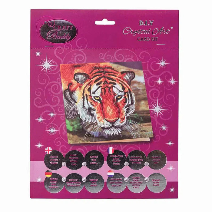 Tiger Crystal Art Card Kit Craft Buddy - for just $7.99! 