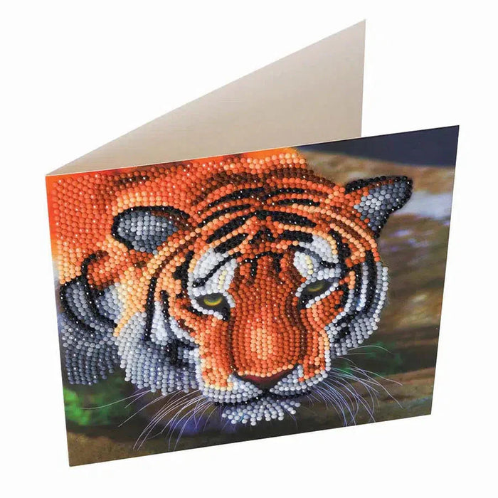 Tiger Crystal Art Card Kit Craft Buddy - for just $7.99! 