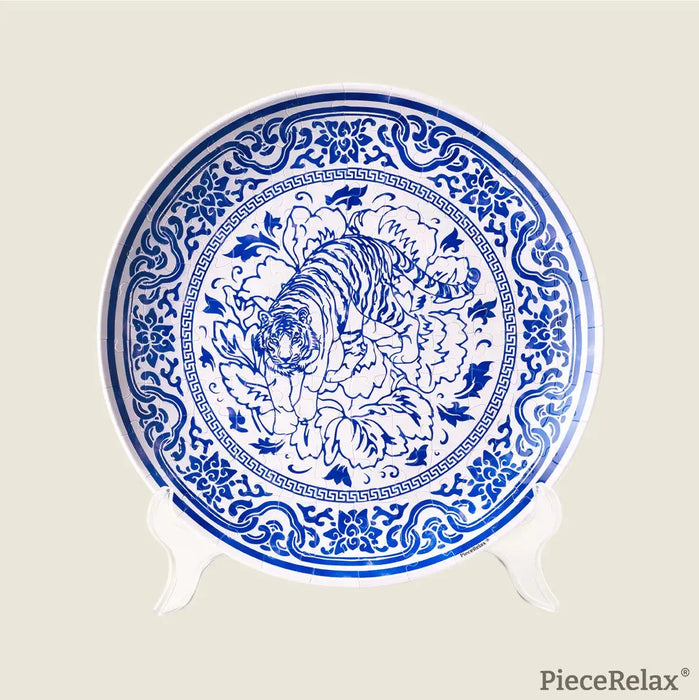 Tiger of Fortune Plate 124 Piece 3D Plastic Jigsaw Puzzle PieceRelax - for just $25.99! 