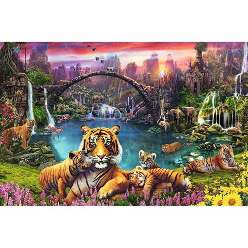 Tigers in Paradise 3000 Piece Jigsaw Puzzle Ravensburger - for just $49.99! 
