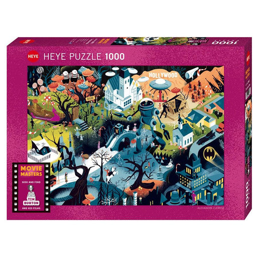 Tim Burton Films Movie Masters 1000 Piece Jigsaw Puzzle Heye - for just $29.99! 
