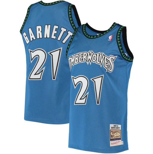 Kevin Garnett Minnesota Timberwolves Mitchell & Ness Blue Hardwood Classics 2003-04 Swingman Jersey - Premium Jerseys - Basketball - Just $149.99! Shop now at Retro Gaming of Denver