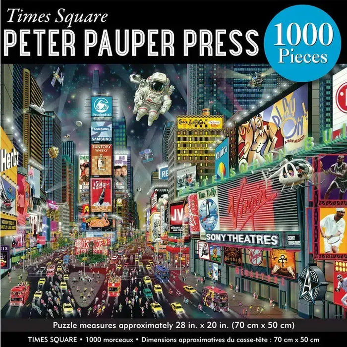 Times Square 1000 Piece Jigsaw Puzzle Peter Pauper - for just $19.99! 