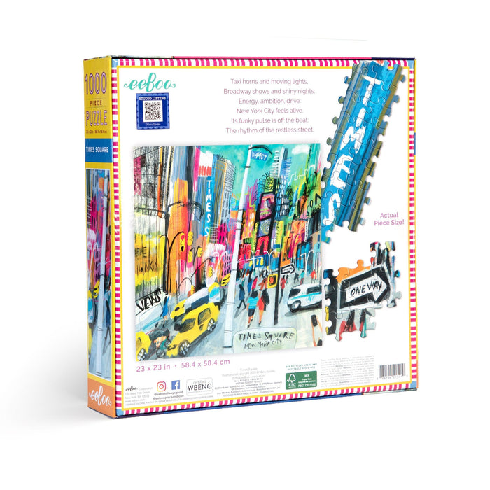 Times Square 1000 Piece Jigsaw Puzzle eeBoo - for just $26.99! 