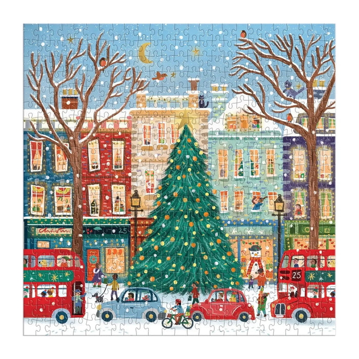 Tinsel City 500 Piece Jigsaw Puzzle Galison - for just $17.99! 