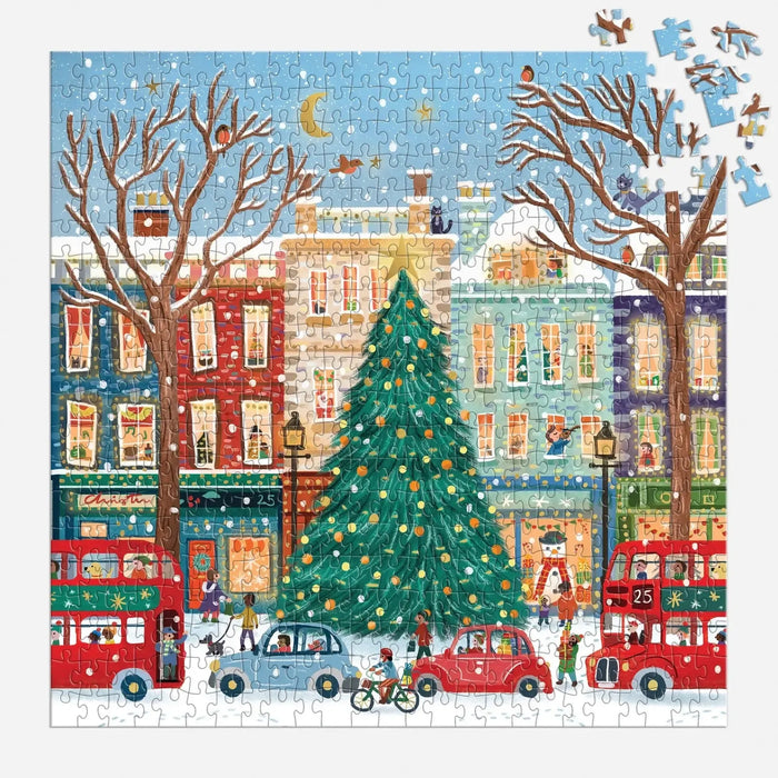 Tinsel City 500 Piece Jigsaw Puzzle Galison - for just $17.99! 