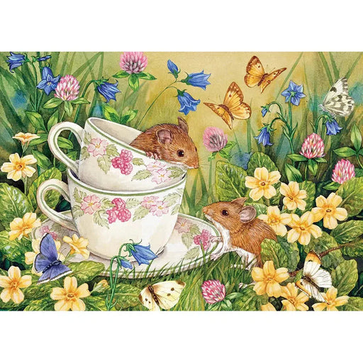 Tiny Tea Time 35 Piece Tray Jigsaw Puzzle Cobble Hill - for just $9.99! 