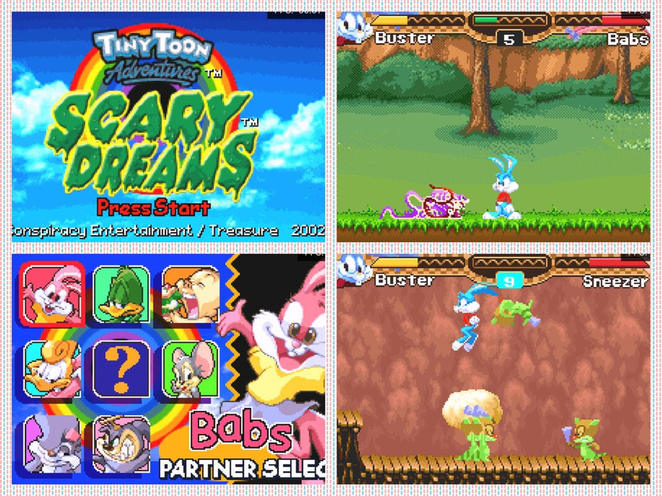 Tiny Toon Adventures Scary Dreams GBA Video Game Boy Advance 2005 - for just $13.99! 