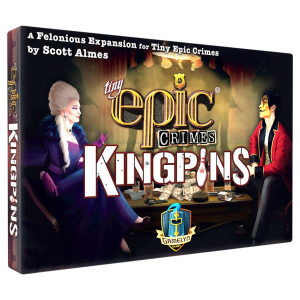 Tiny Epic Crimes: Kingpin Expansion - for just $15! 