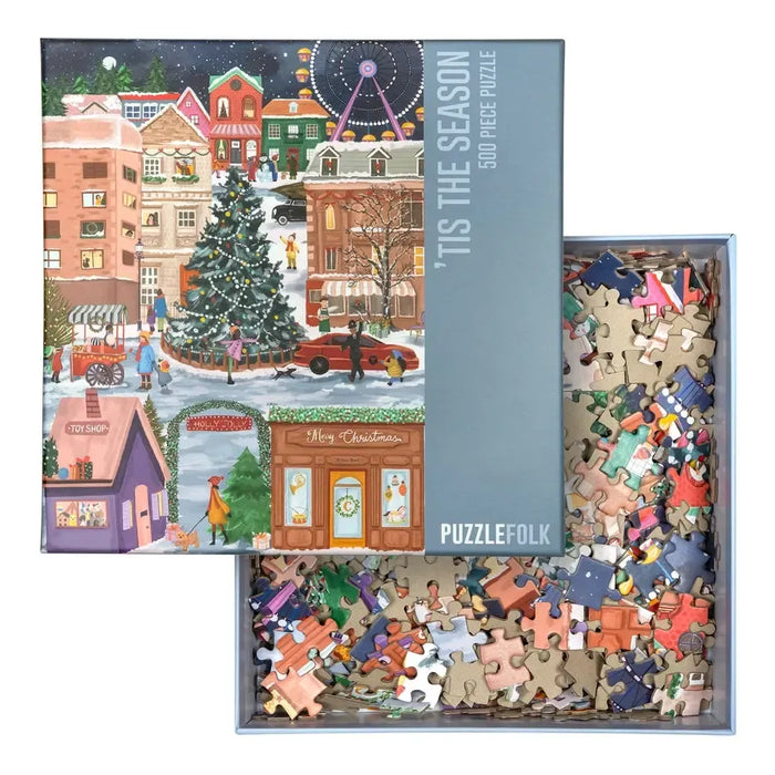 'Tis the Season 500 Piece Jigsaw Puzzle PuzzleFolk - for just $25.99! 
