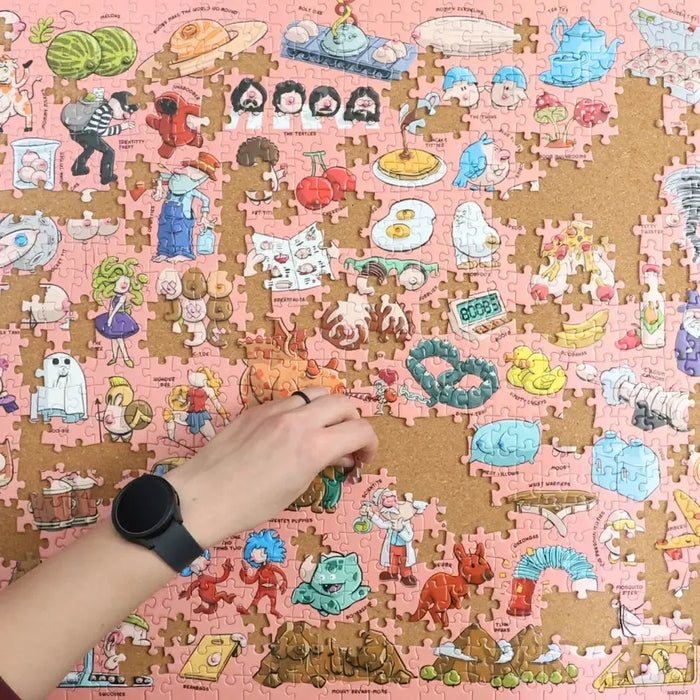 Tit's a Puzzle 1000 Piece Jigsaw Puzzle Sleazy Greetings - for just $25.99! 