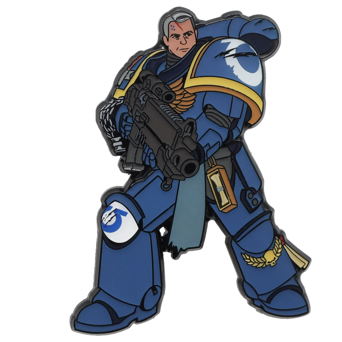Foam Brain Mystery Loot: 40K Enamel Pins - Ultramarines vs Tyranids - for just $11.99! 