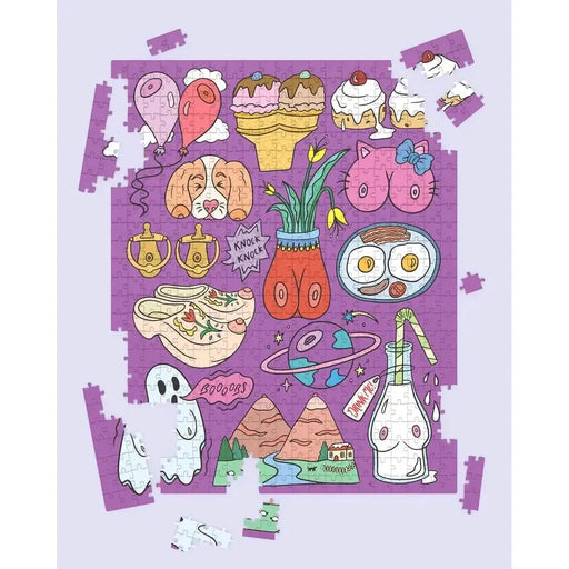 Tons of Titties 500 Piece Jigsaw Puzzle Fun Club - for just $24.99! 