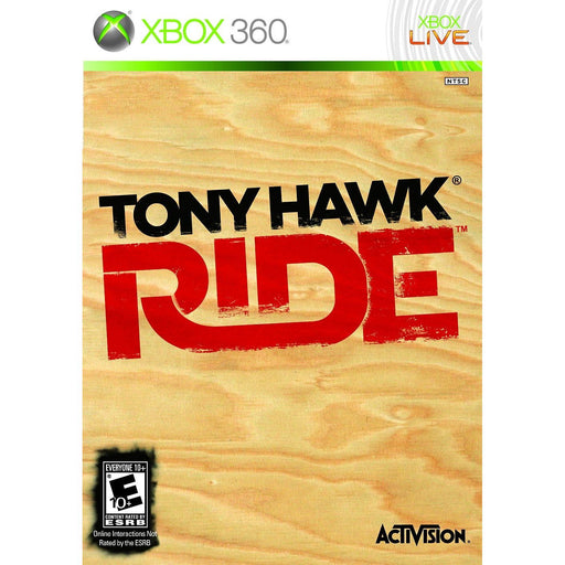 Tony Hawk: Ride (Xbox 360) - Just $0! Shop now at Retro Gaming of Denver