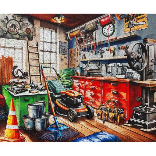 Tool Man's Garage 1000 Piece Jigsaw Puzzle Springbok - for just $19.99! 