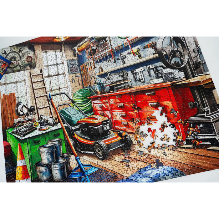 Tool Man's Garage 1000 Piece Jigsaw Puzzle Springbok - for just $19.99! 