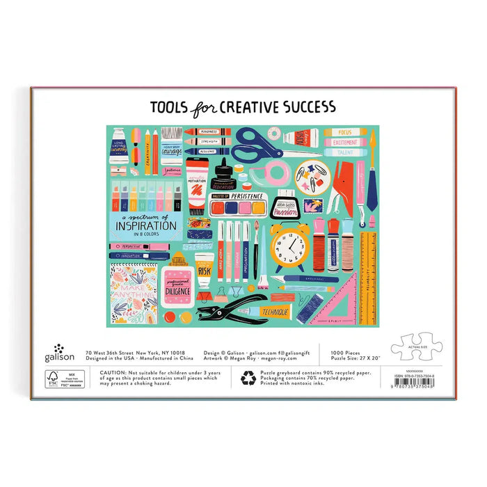 Tools for Creative Success 1000 Piece Jigsaw Puzzle Galison - for just $19.99! 