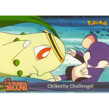 Chikorita Challenge! (SNAP 04) [Topps Pokemon Johto Series 1] - Just $0.75! Shop now at Retro Gaming of Denver