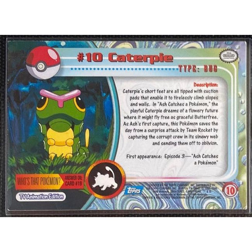 Caterpie (10) [Topps TV Animation Edition Series 1 (Third Print)] - Just $1! Shop now at Retro Gaming of Denver