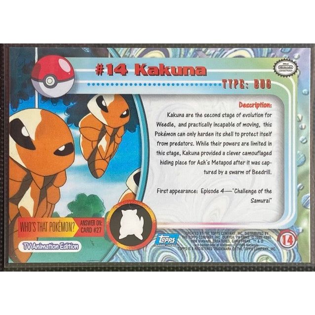 Kakuna (14) [Topps TV Animation Edition Series 1 (First Print)] - Just $1.50! Shop now at Retro Gaming of Denver