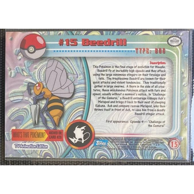 Beedrill (15) [Topps TV Animation Edition Series 1 (First Print)] - Just $2! Shop now at Retro Gaming of Denver