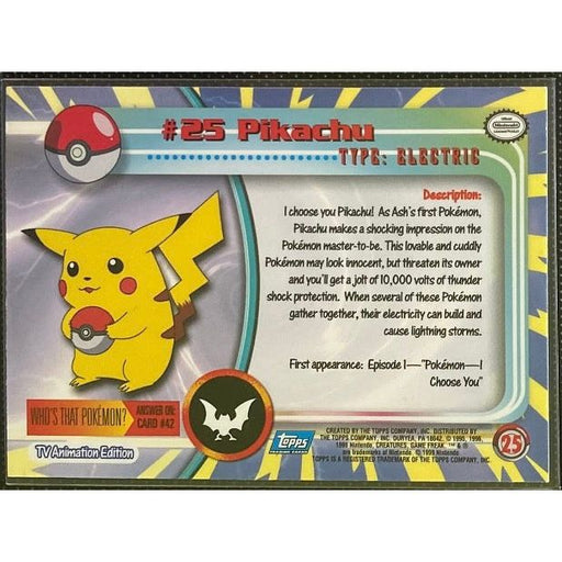 Piakchu (25) [Topps TV Animation Edition Series 1 (Third Print)] - Just $2! Shop now at Retro Gaming of Denver