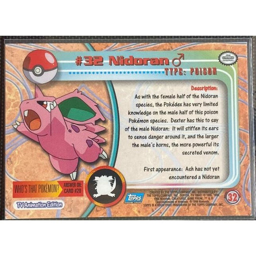 Nidoran M (32) [Topps TV Animation Edition Series 1 (Third Print)] - Just $0.75! Shop now at Retro Gaming of Denver