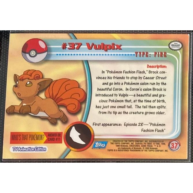 Vulpix (37) [Topps TV Animation Edition Series 1 (Third Print)] - Just $1! Shop now at Retro Gaming of Denver