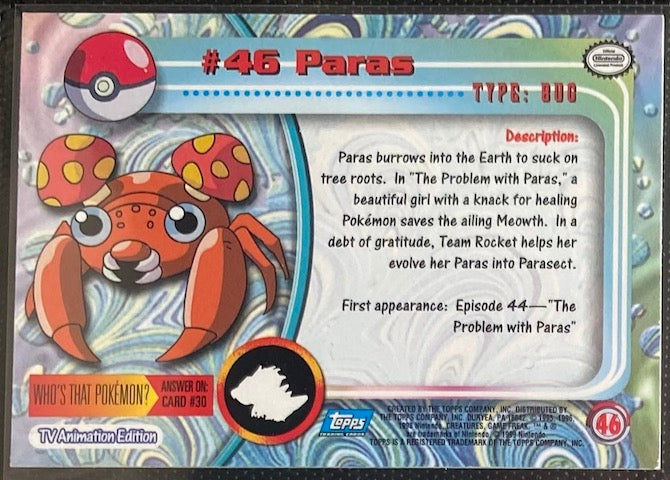 Paras (46) [Topps TV Animation Edition Series 1 (Third Print)] - for just $1! 