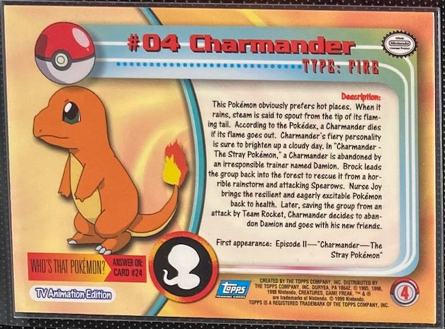Charmander (04) [Topps TV Animation Edition Series 1 (Third Print)] - for just $1.50! 