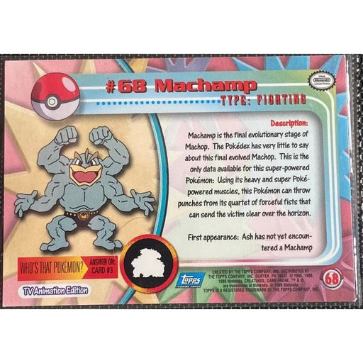 Machamp (68) [Topps TV Animation Edition Series 1 (First Print)] - Just $2! Shop now at Retro Gaming of Denver