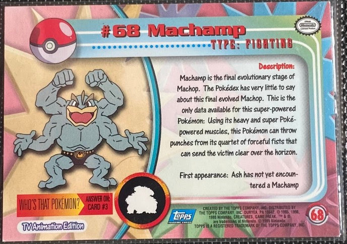 Machamp (68) [Topps TV Animation Edition Series 1 (First Print)] - for just $2! 