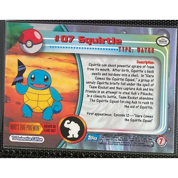 Squirtle (07) [Topps TV Animation Edition Series 1 (First Print)] - Just $1! Shop now at Retro Gaming of Denver