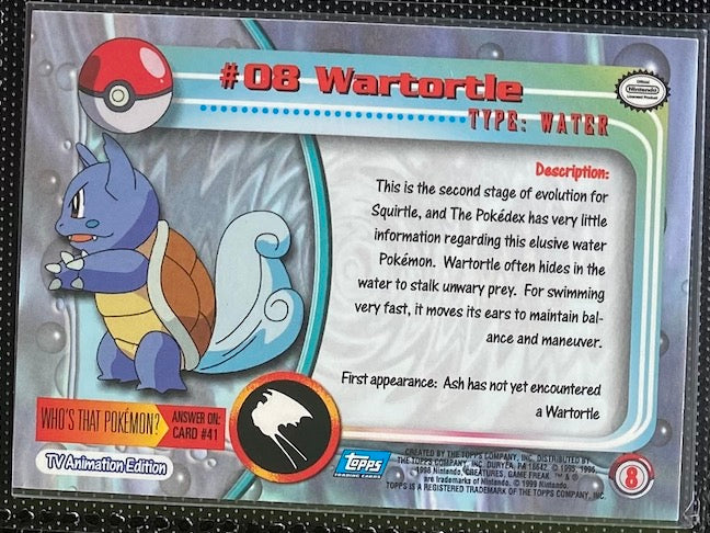 Wartortle (08) [Topps TV Animation Edition Series 1 (Third Print)] - for just $1! 
