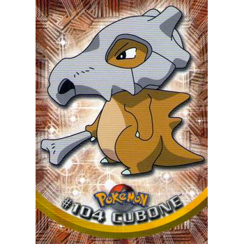 Cubone (104) [Topps TV Animation Edition Series 2] - Just $1! Shop now at Retro Gaming of Denver