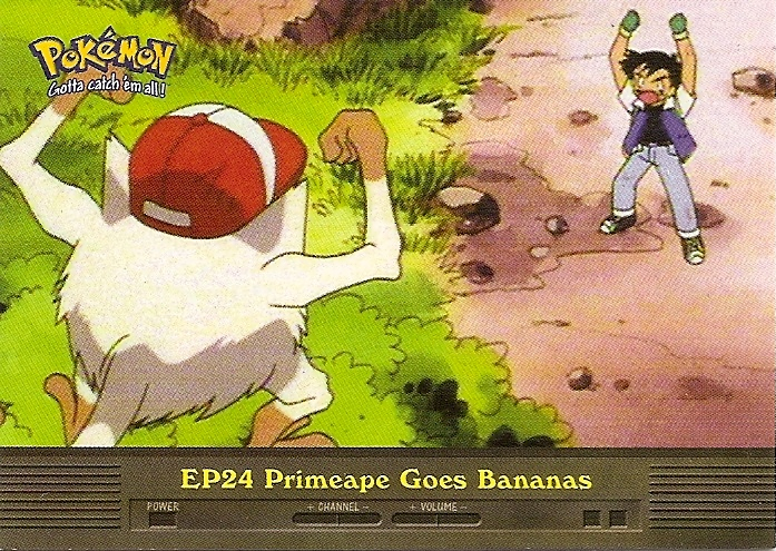 EP24 Primeape Goes Bananas (EP24) [Topps TV Animation Edition Series 2] - for just $1! 