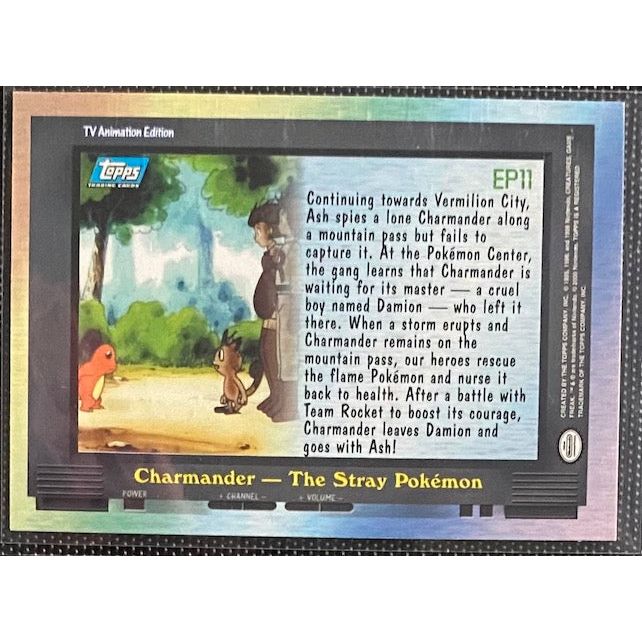 EP11 Charmander - The Stray Pokemon (EP11) [Topps TV Animation Edition Series 2] - Just $3! Shop now at Retro Gaming of Denver