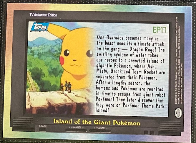 EP17 Island of the Giant Pokemon (EP17) [Topps TV Animation Edition Series 2 ] - for just $3! 