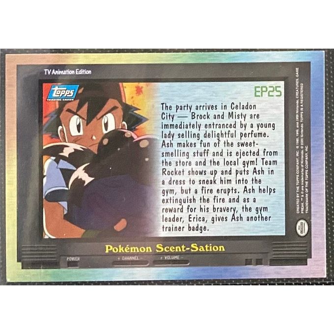 EP25 Pokemon Scent-Sation (EP25) [Topps TV Animation Edition Series 2] - Just $1! Shop now at Retro Gaming of Denver