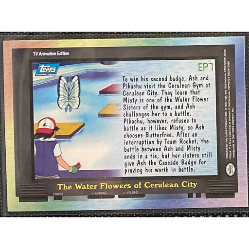 Ep7 The Water Flowers of Cerulean City Foil (EP7) [Topps TV Animation Edition Series 2] - Just $3! Shop now at Retro Gaming of Denver