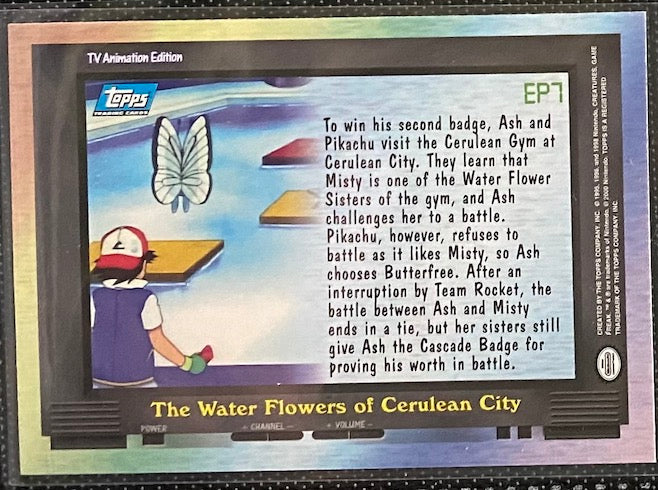 Ep7 The Water Flowers of Cerulean City Foil (EP7) [Topps TV Animation Edition Series 2] - for just $3! 